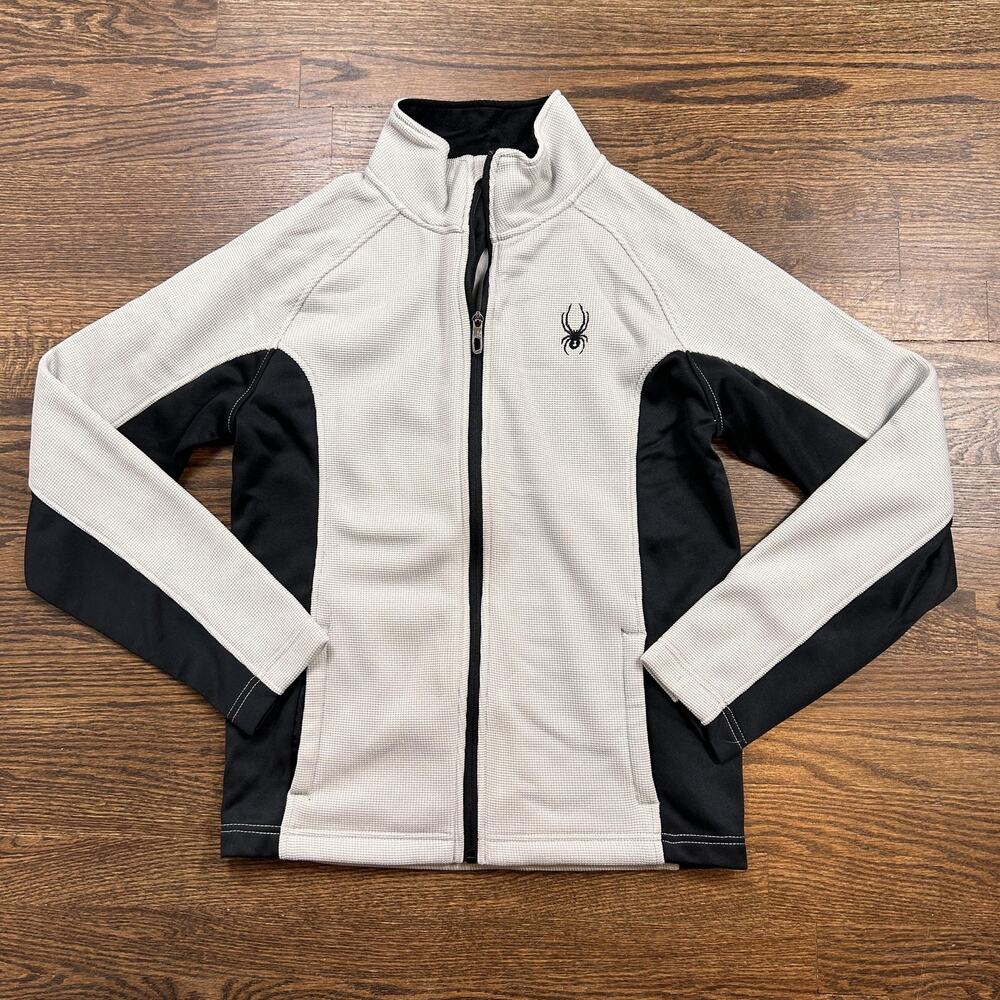 Spyder Two-Tone Gray and Black Performance Jacket